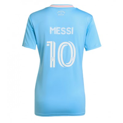 Fotballdrakt Dame Inter Miami Lionel Messi #10 Tredjedrakt 2025-26 Kortermet Fotballdrakt Dame Inter Miami Lionel Messi #10 Tredjedrakt 2025-26 Kortermet